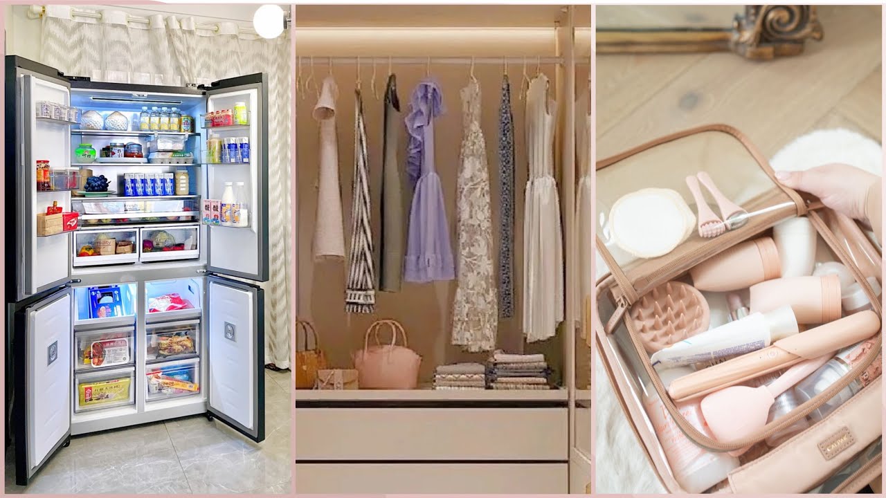 Pack With Me 🎀| Closet Organization and Refrigerator Restocking ✨