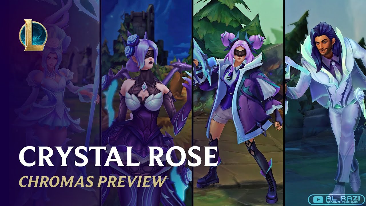 Crystal Rose 2022 | Chromas Preview | Patch 12.3 - League of Legends