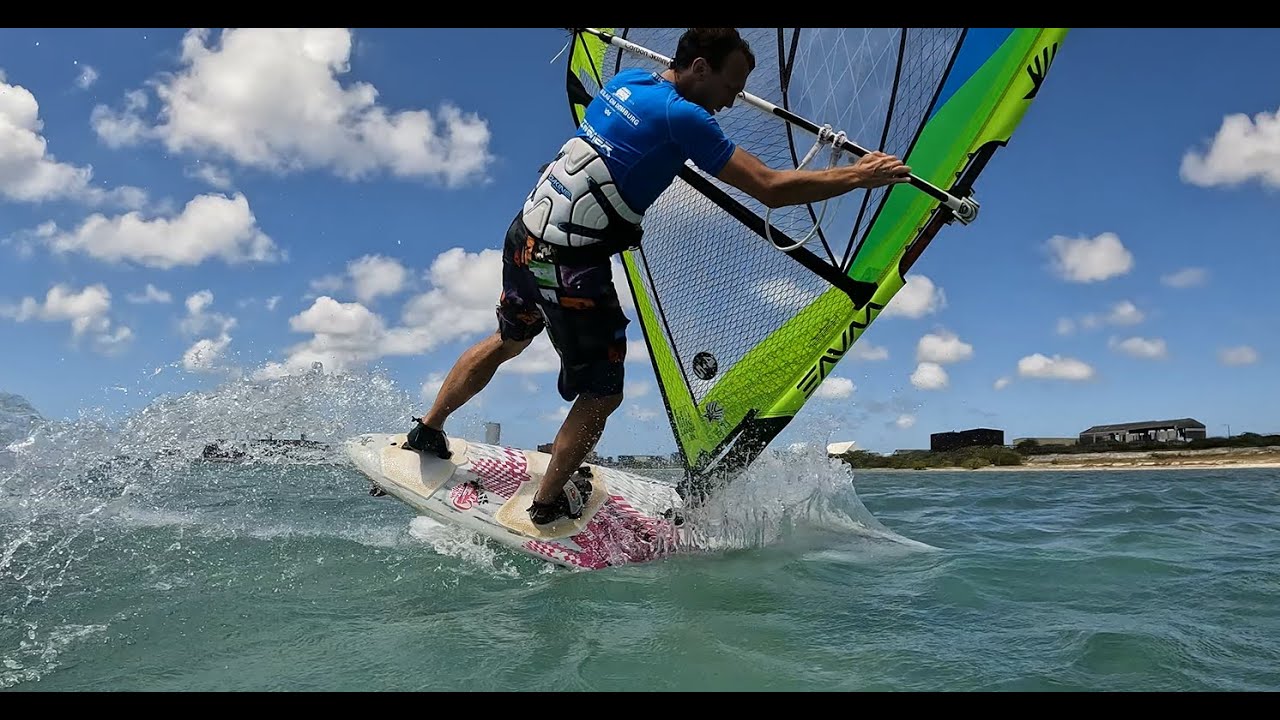 Windsurfing freestyle Aruba