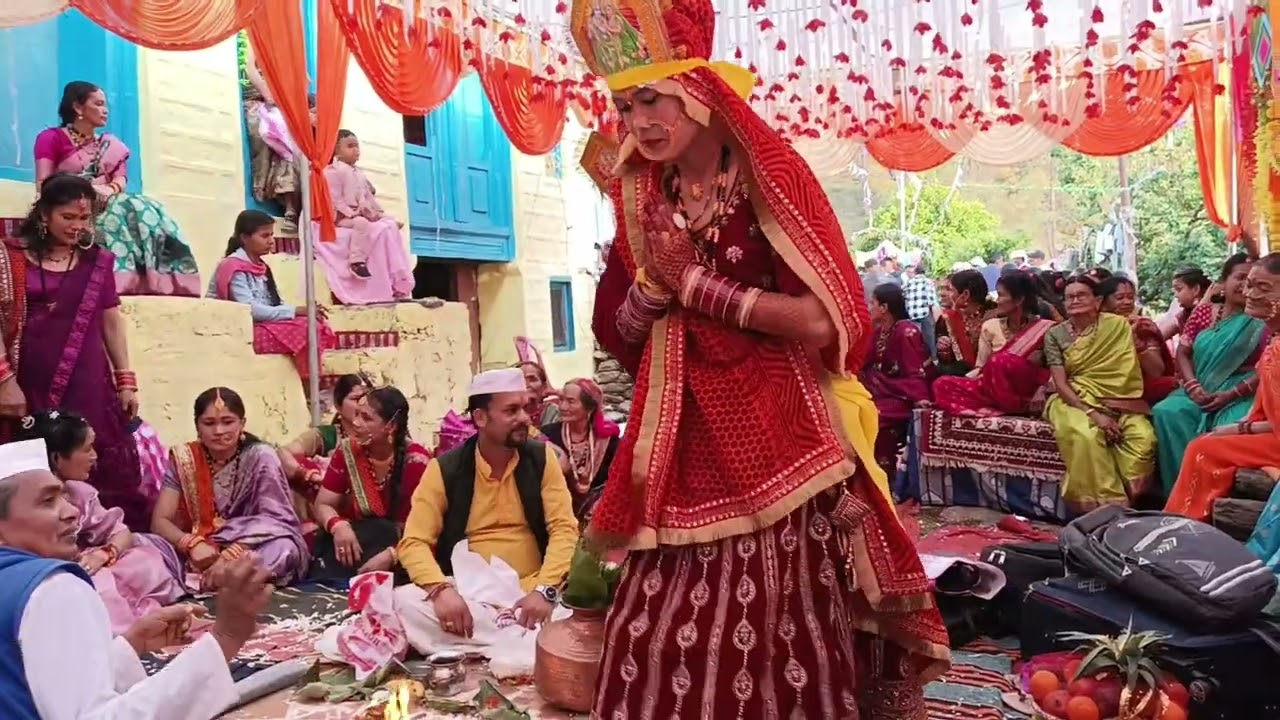 पिंकी की शादी भी हुई पूरी विधि विधान के साथ||wedding vlog||uttrakhand #vairal#pahadi sadhi vlog