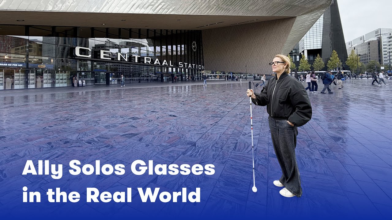 Ally Solos Glasses: Early Look in the Real World | AI Assistive Tech for Blind & Low Vision