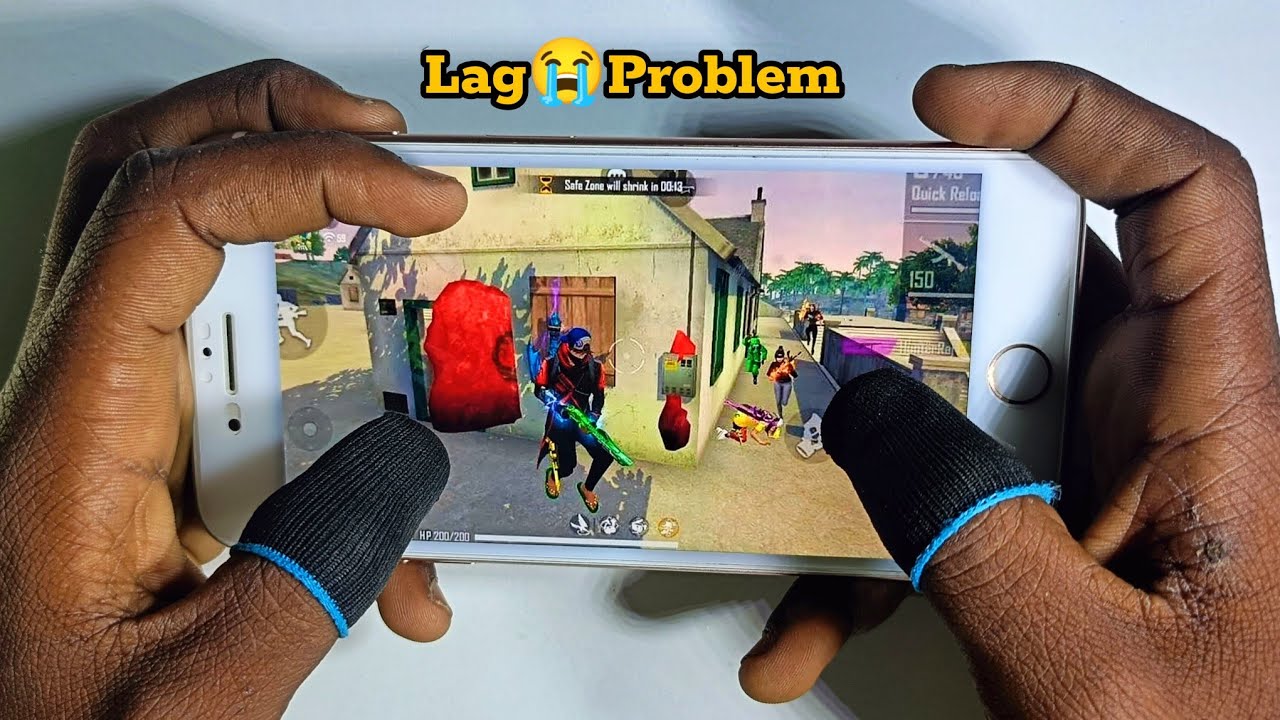 HANDCAM ⚡ iPhone 8 Plus Free Fire Gameplay + voice over