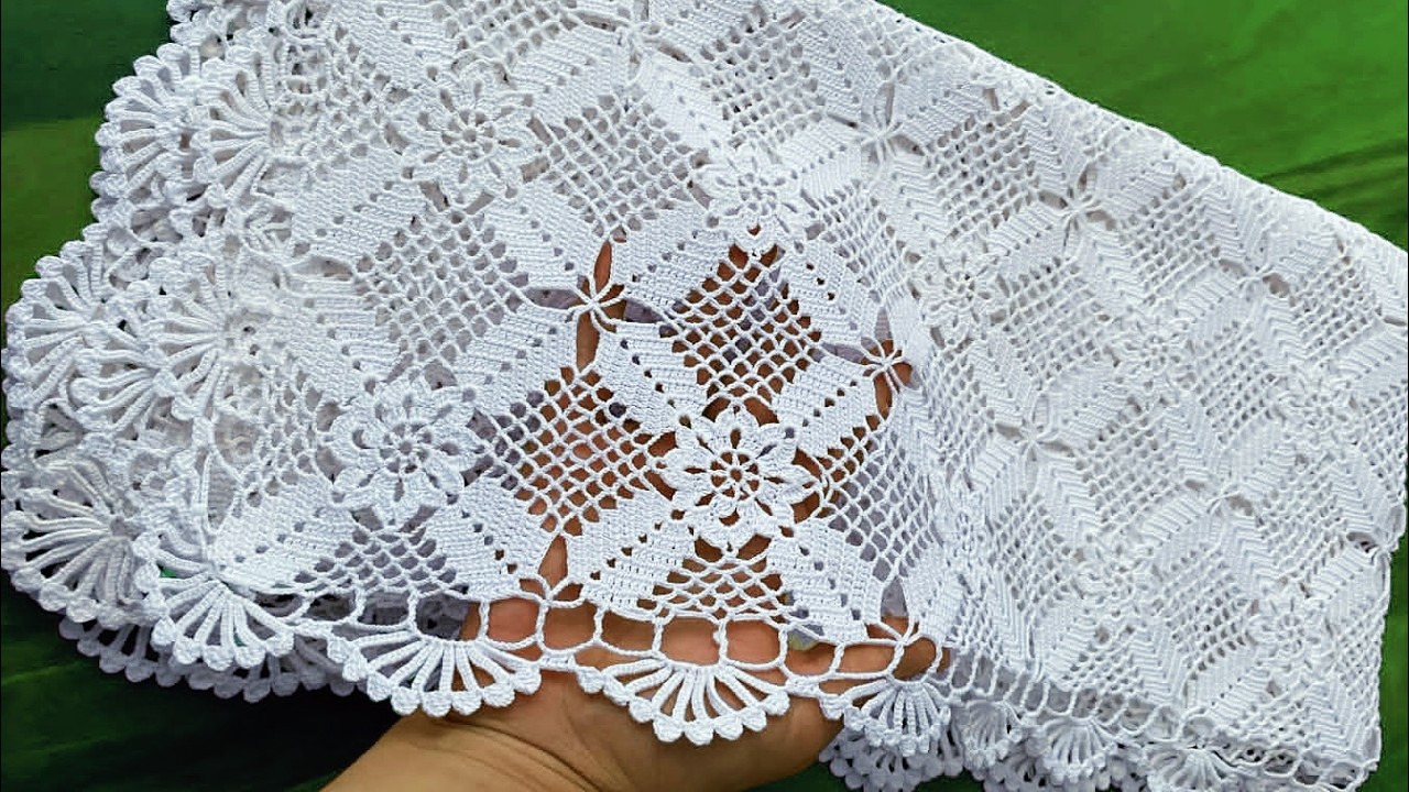 Ultimate Crochet Motif Pattern Tutorial | MOTIFs, JOINING & Crochet BORDER Edging 🧶