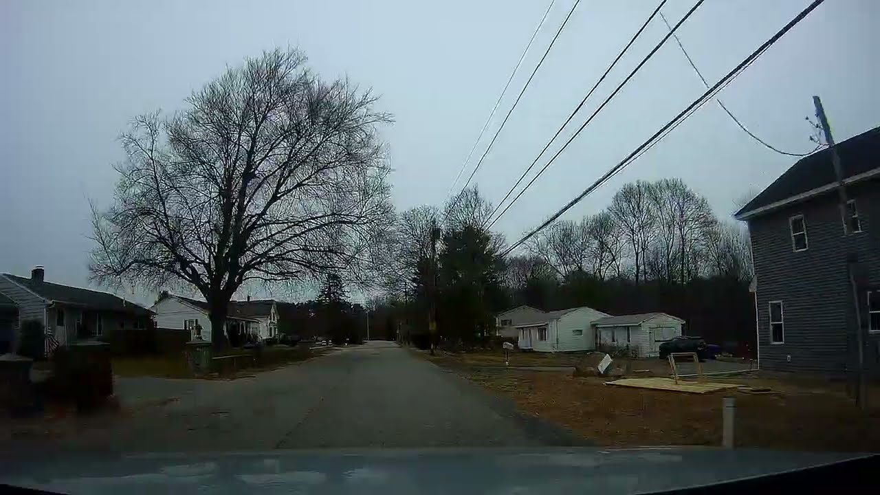 Driving through Lincoln and North Providence, Rhode Island