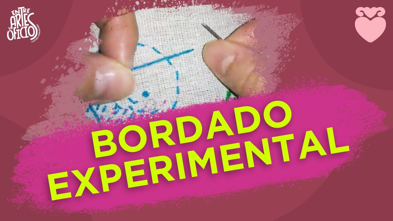 Bordado experimental: punto frances