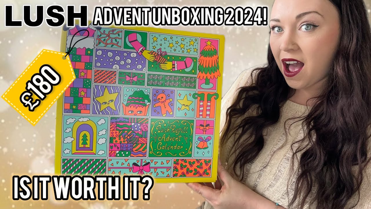 LUSH ADVENT CALENDAR UBOXING 2024! | The BEST Calender They’ve Done This Year? 🎄