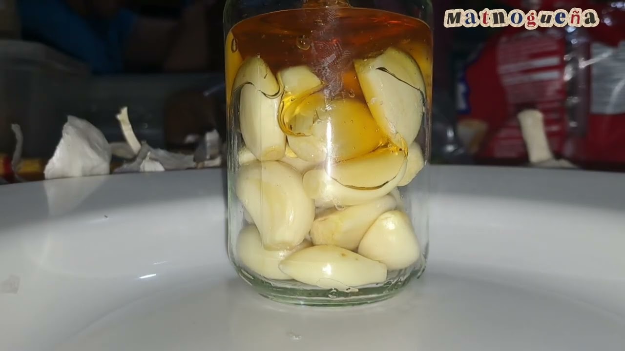 EASY WAY TO FERMENT GARLIC HONEY #honey #garlic #fermentation #healthy @mariavictoriavlogs8050 