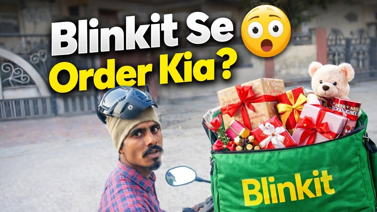 First Time Blinkit Order – Expectation vs Reality 😂 #blinkit 