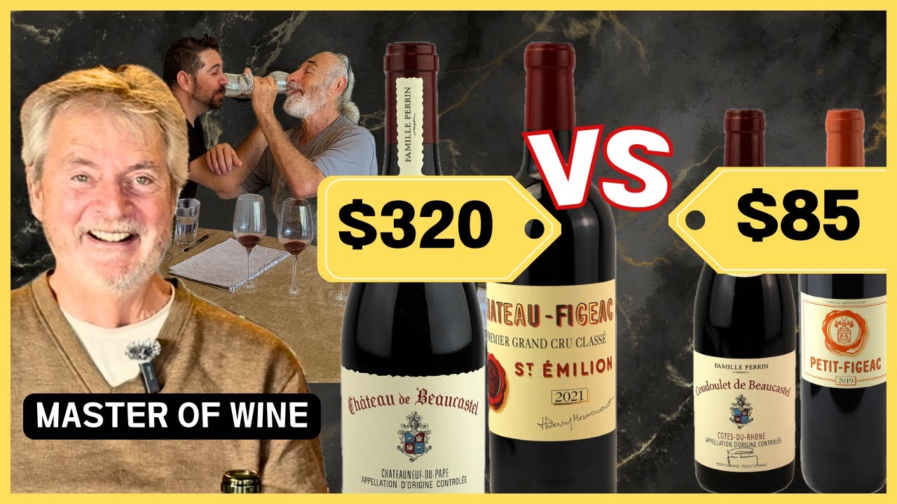 Flagship Wine vs. 2nd Wine | Are They Worth it?  Masters of Wine Blind Taste to find it out!