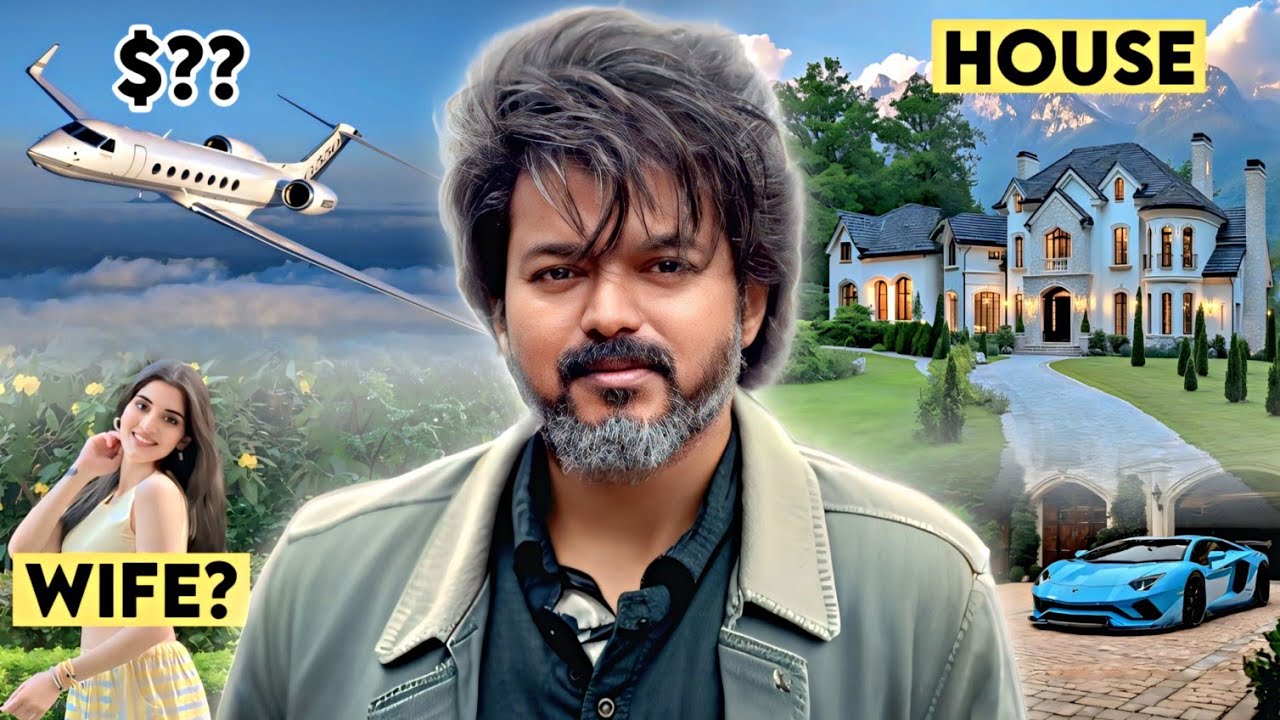 Thalapathy Vijay Lifestyle | Wife, House, income, biography, cars, Net worth