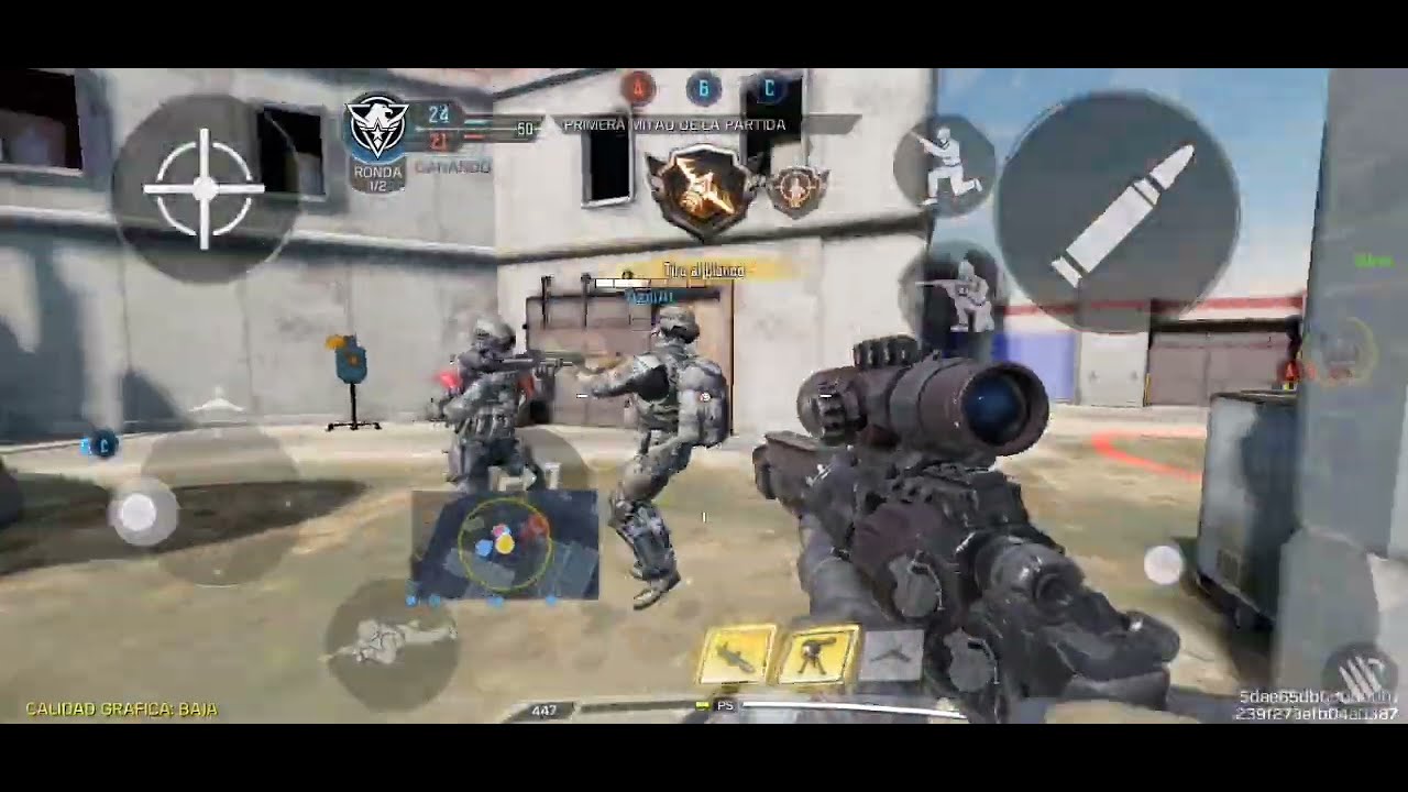 Gameplay ando: Igualadas con sniper