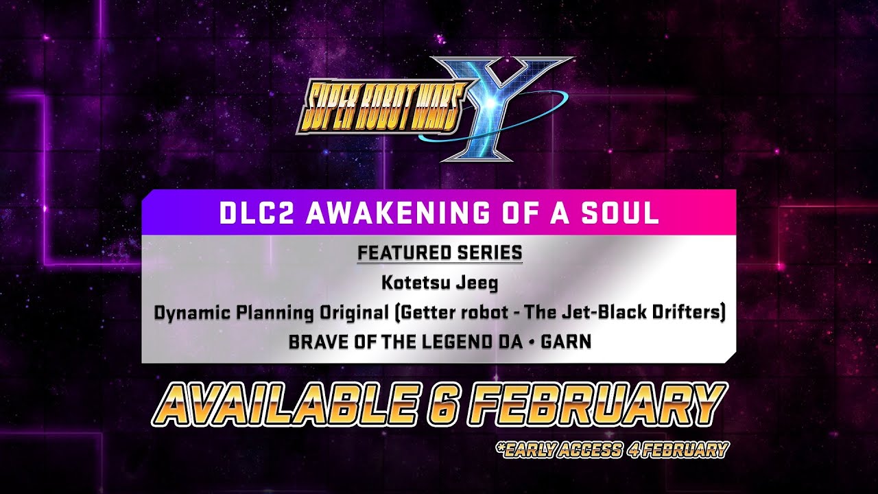 SUPER ROBOT WARS Y &mdash; DLC 2: Awakening of a Soul | Latest Update