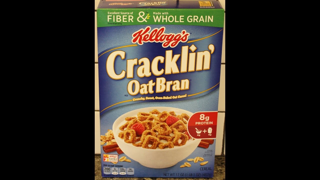 Kellogg’s Cracklin’ Oat Bran Cereal Review