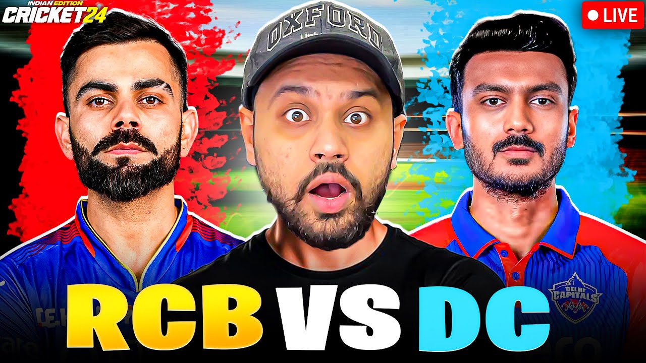 RCB vs DC 🔥 IPL 2025 I Cricket 24 Update Live - SinghGamingWorld