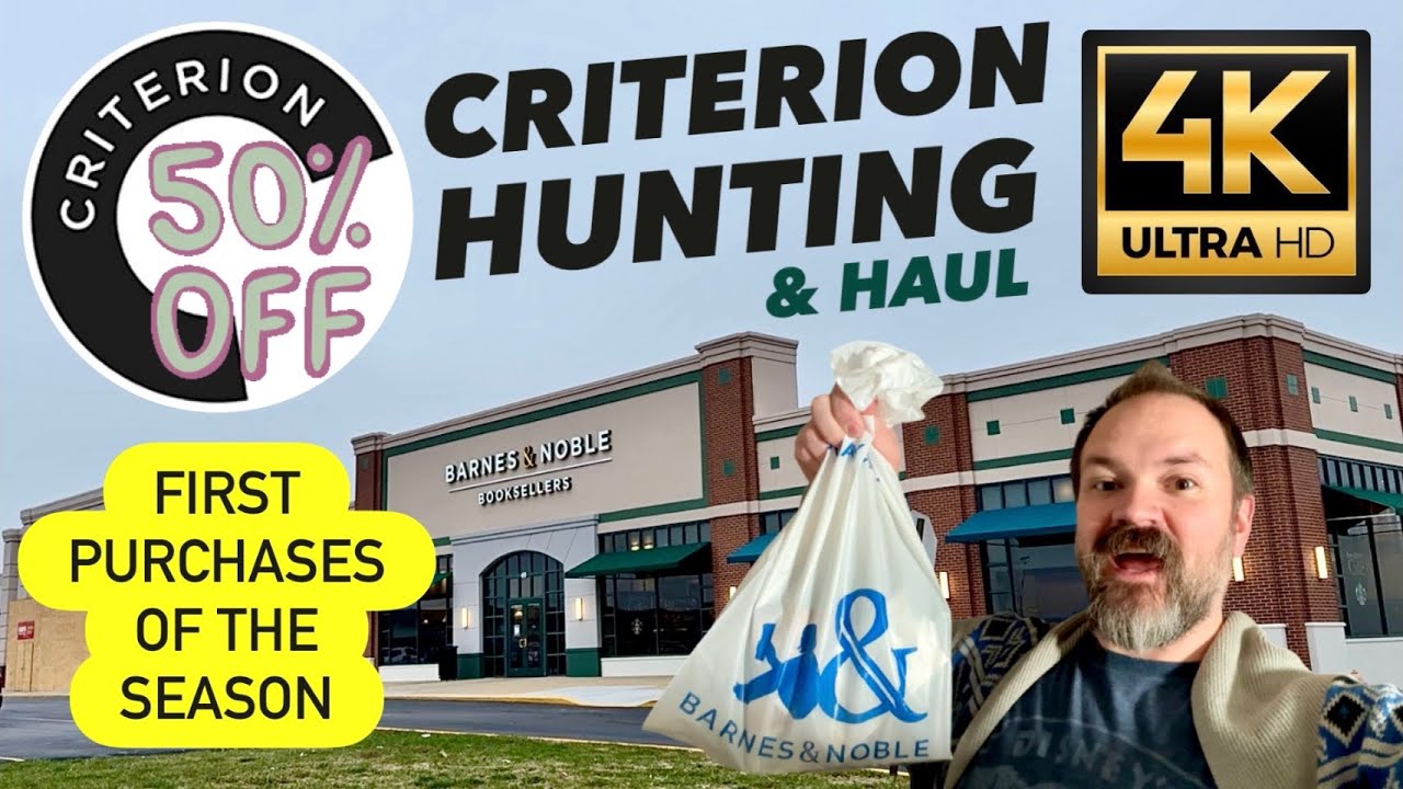 РАСПРОДАЖА КОЛЛЕКЦИИ CRITERION в Barnes & Noble | Criterion Hunting | Первые покупки сезона
