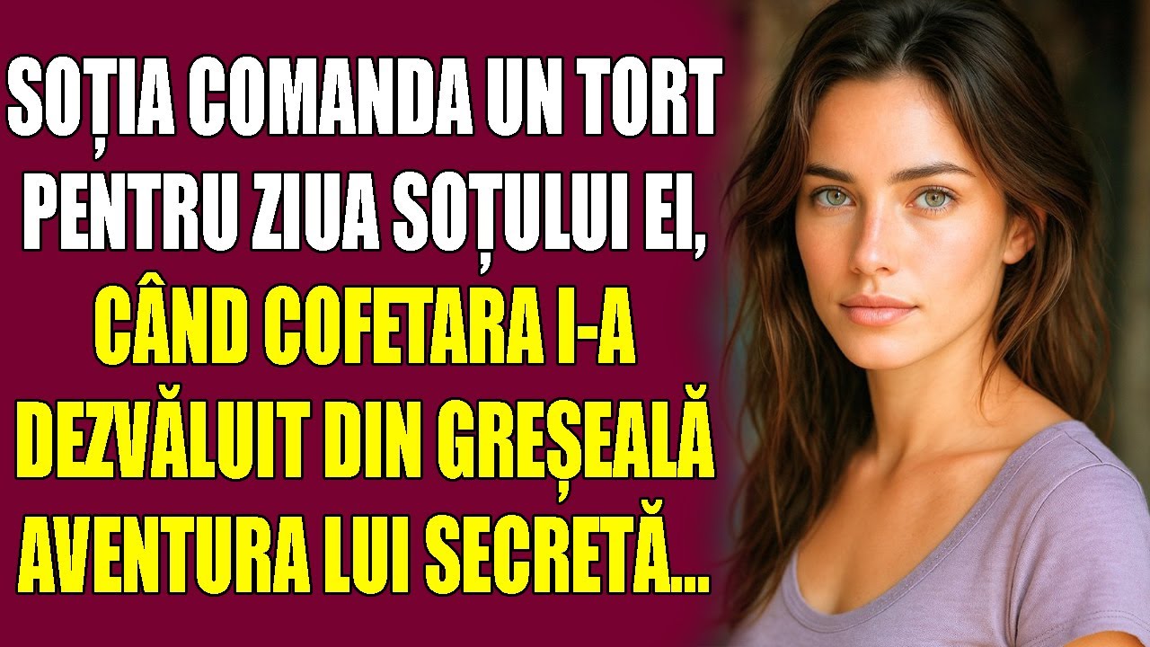 Soția comanda un tort pentru ziua soțului ei, când cofetara i-a dezvăluit din greșeală aventura lui