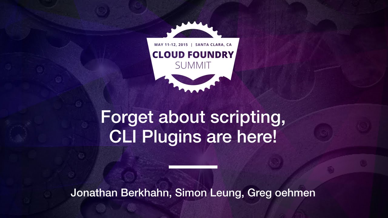 Forget about scripting, CLI Plugins are here!