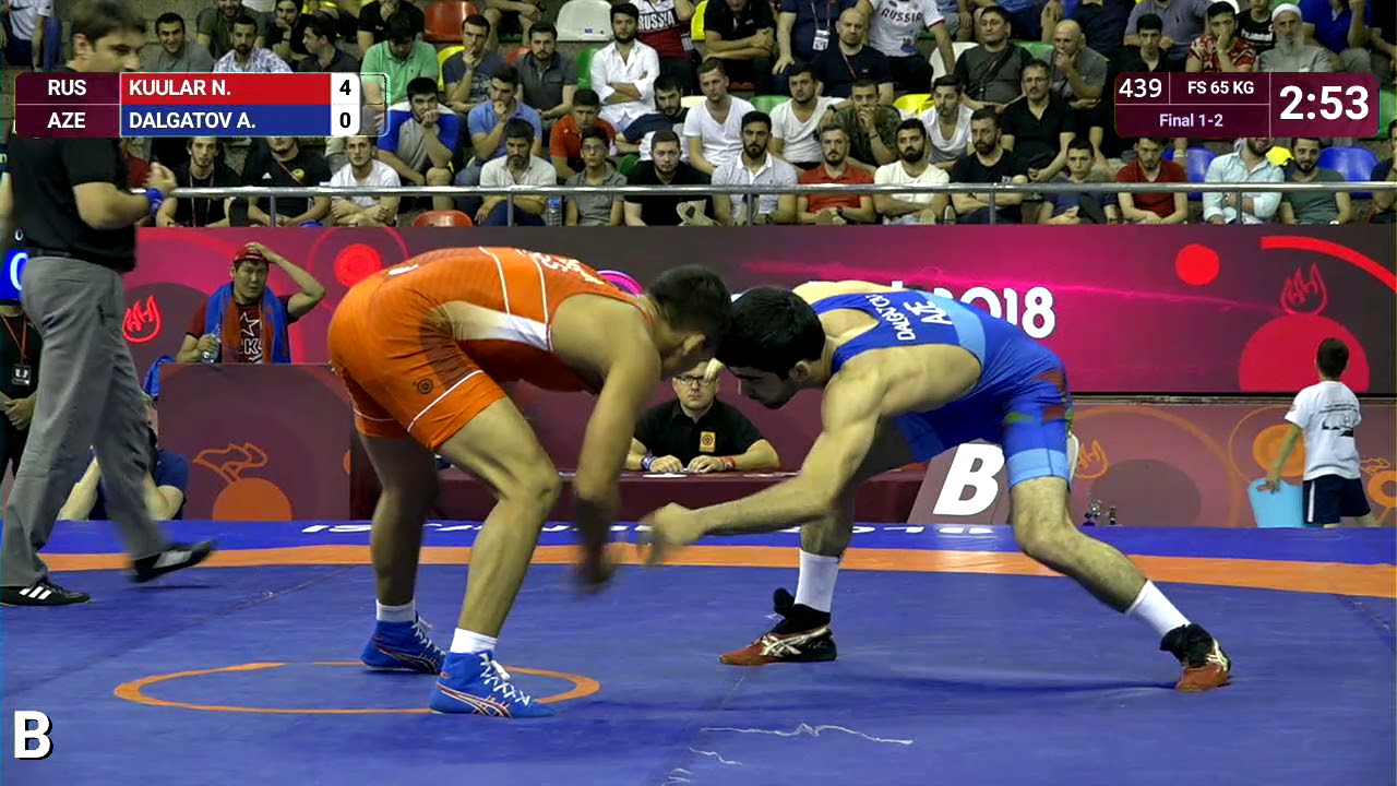 GOLD FS - 65 kg: N. KUULAR (RUS) v. A. DALGATOV (AZE)