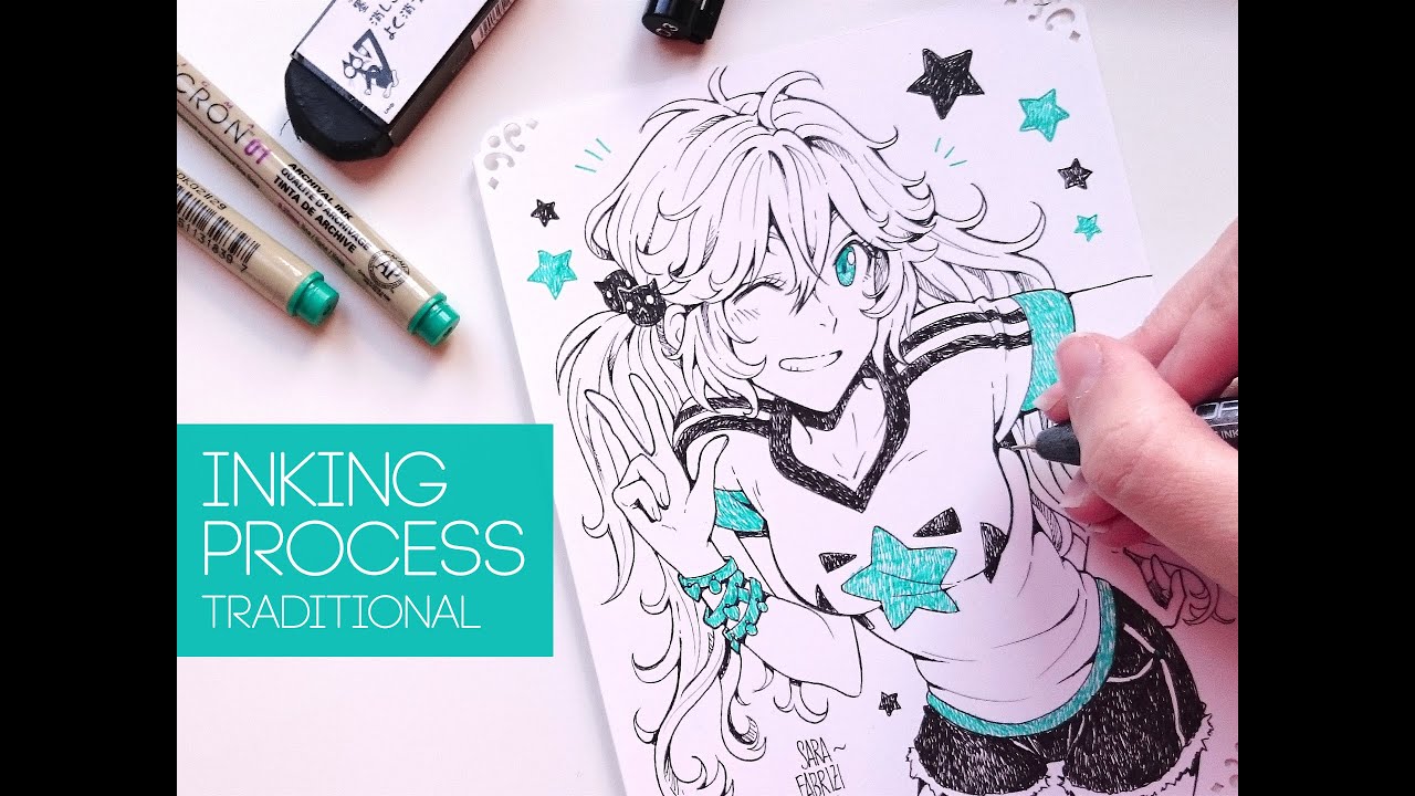★ [DESIREE] Patreon Reward ~ Inking process