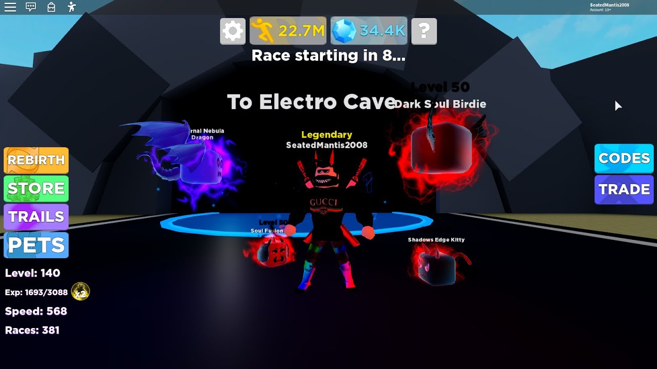 I GAVE AWAY A OMEGA PET! Roblox Legends of Speed