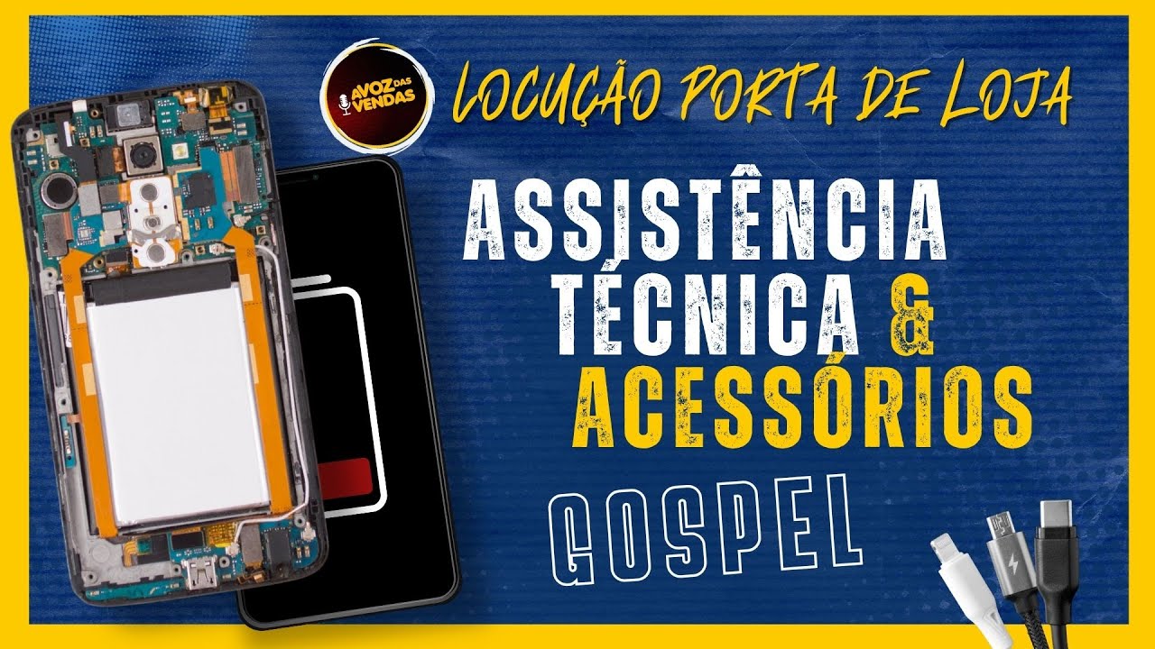 📢 Locução Profissional para Assistência Técnica de Celular 🍀 Pronta pra Rodar na Sua Loja! #gratis
