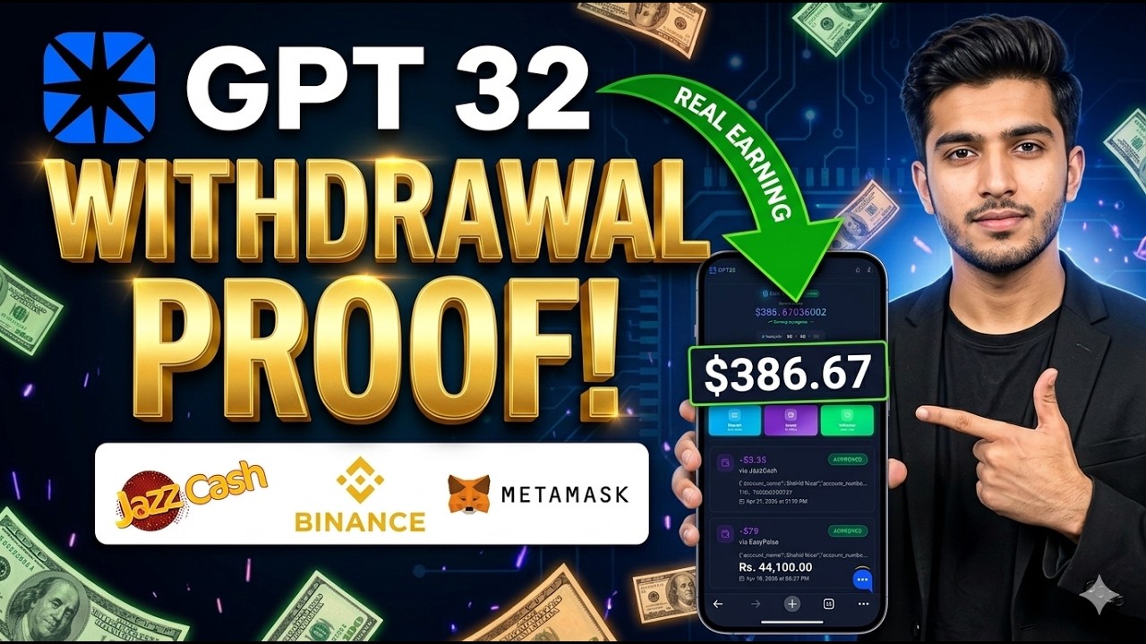 GPT32 App Withdrawal Proof 💸 | GPT 32 App Real OR Fake? Full Review 2026