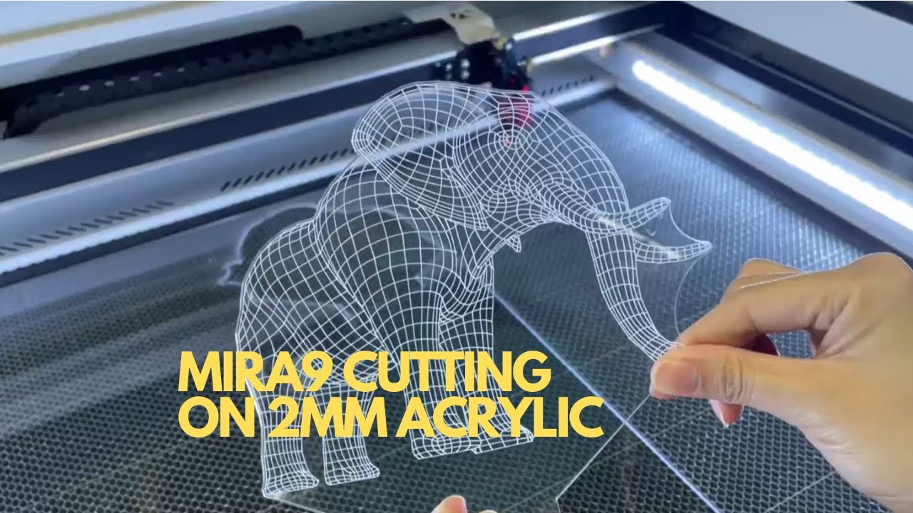 AEON LASER 60W MIRA 9 Cutting On 2mm Acrylic - AEON LASER Official