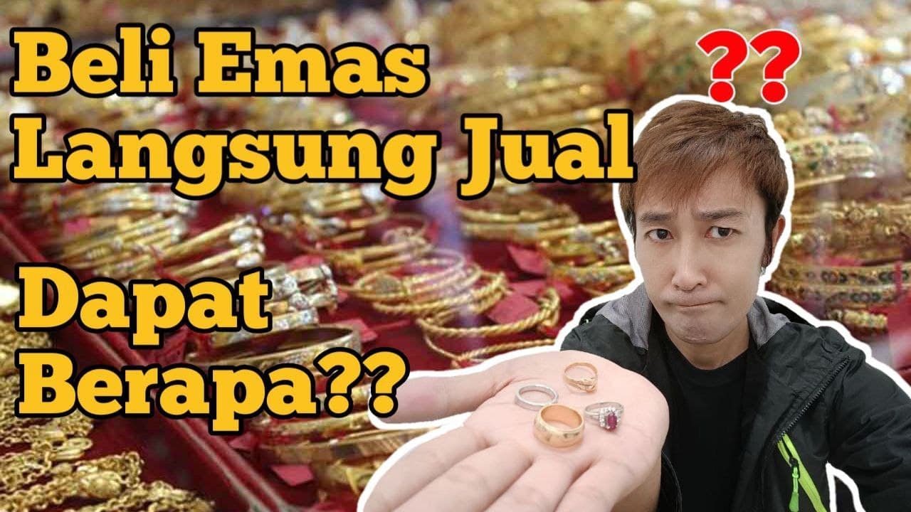 【GERCEP】BELI EMAS LANGSUNG JUAL !! TURUN BERAPA ??? 【爆速】インドネシアで金の指輪買って速攻で売ってみた。