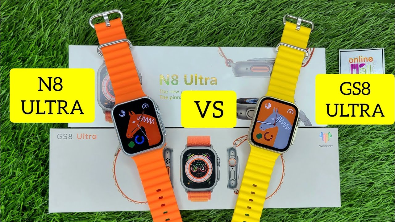 N8 Ultra Smartwatch vs Gs8 Ultra Smartwatch | N8ultra vs Gs8ultra Comparison | Gs8 Ultra vs N8 Ultra