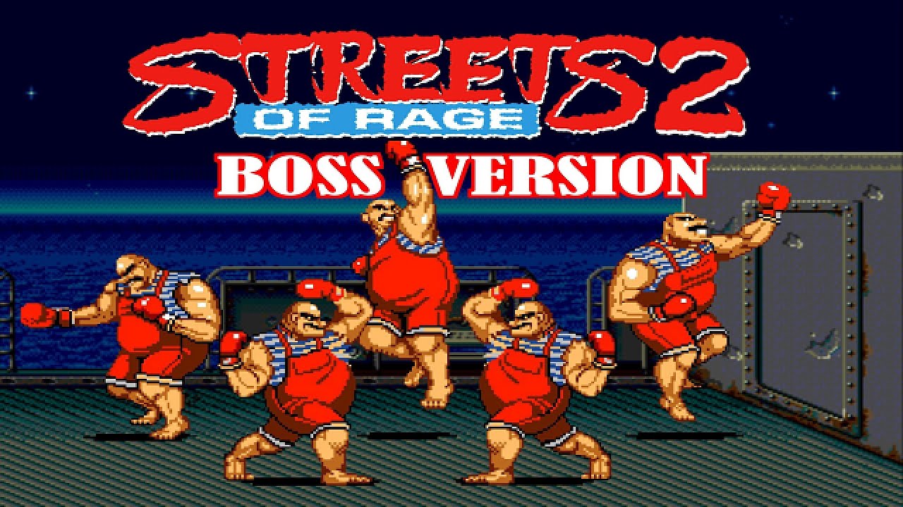 Streets of Rage 2 Boss version - R.Bear #Download #Hack #Gameplay