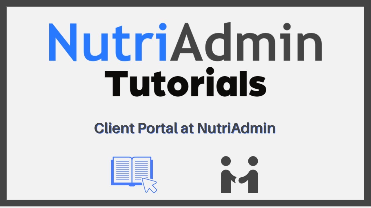 Client Portal at NutriAdmin