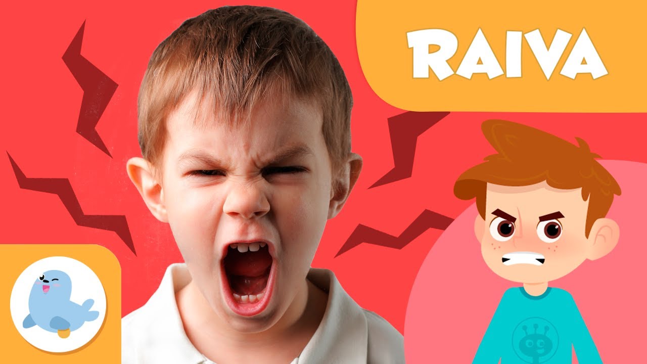 A RAIVA para crianças 😡 O que é a ira? 😤 Emoções para crianças