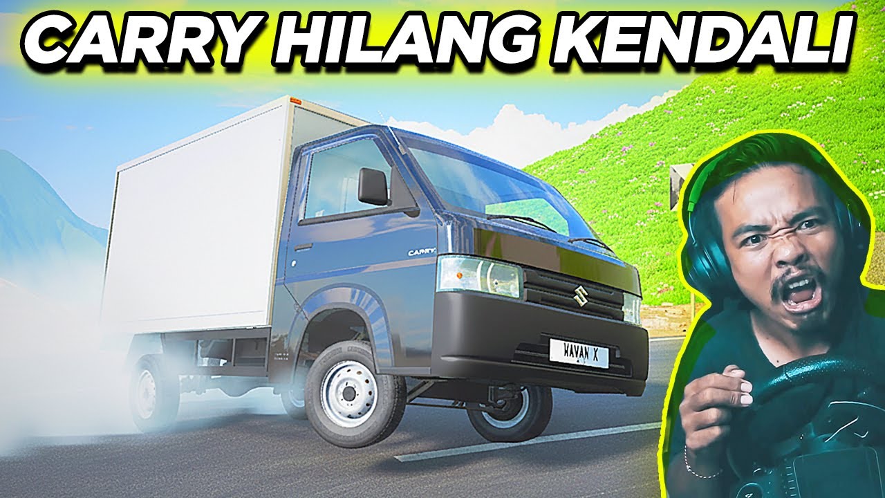 TIKUNGAN MAUT‼️ Pajero Dakar & Carry Box Nanjak Gunung Berujung Kecelakaan Brutal | BeamNG Drive