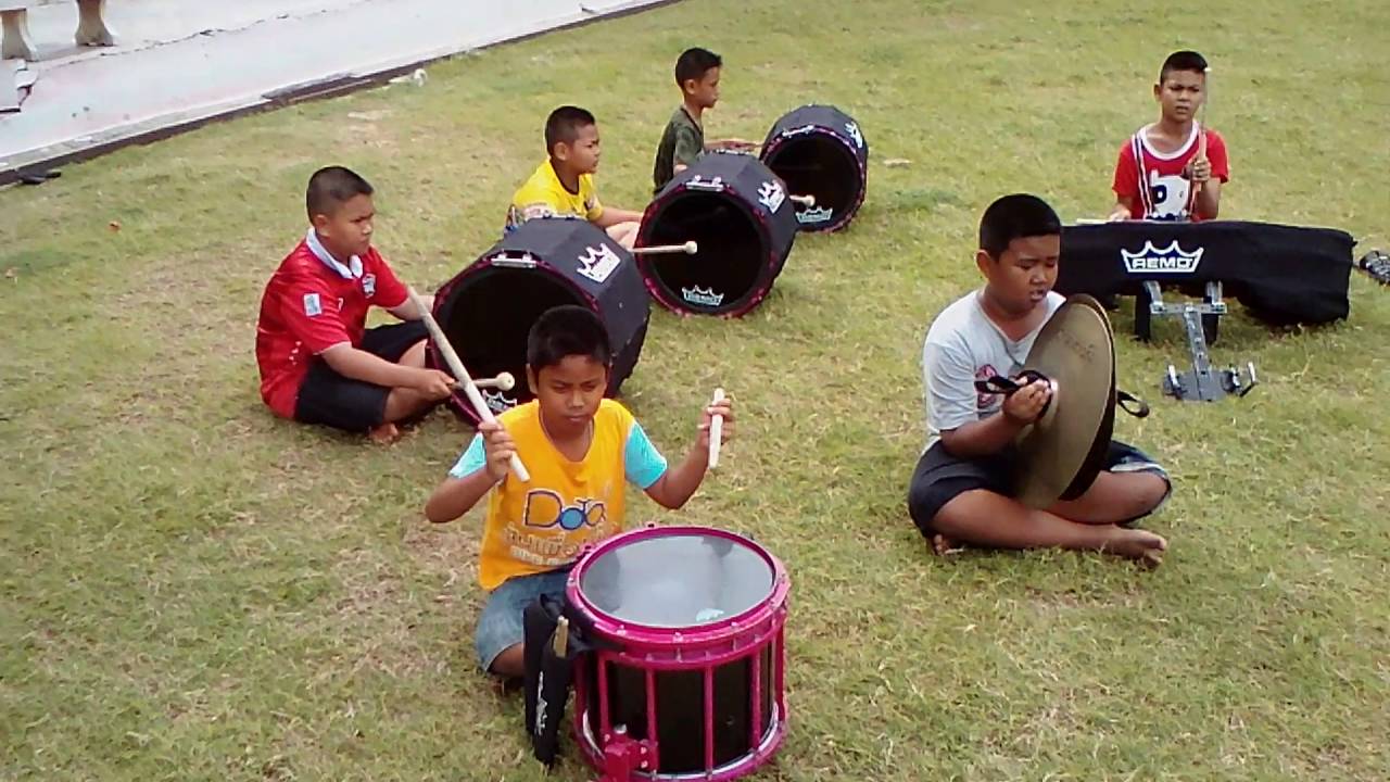วงโยร.ร วัดดอนไก่ดีเพลงมารินมาร์ช  กลอง