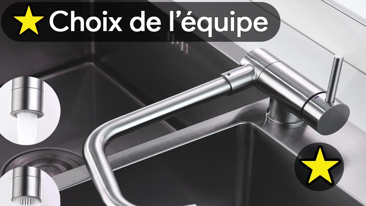 ⭐ TOP 3 MEILLEUR MITIGEUR RABATTABLE DE CUISINE 2025
