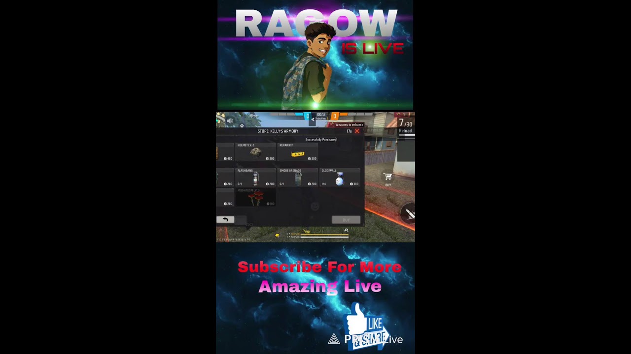 Live streaming of RAGOW YT