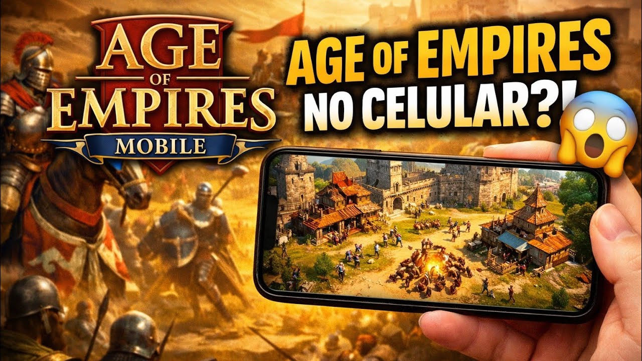 AGE OF EMPIRES MOBILE É BOM? 😱 | Primeiras Impressões (20 min de gameplay).