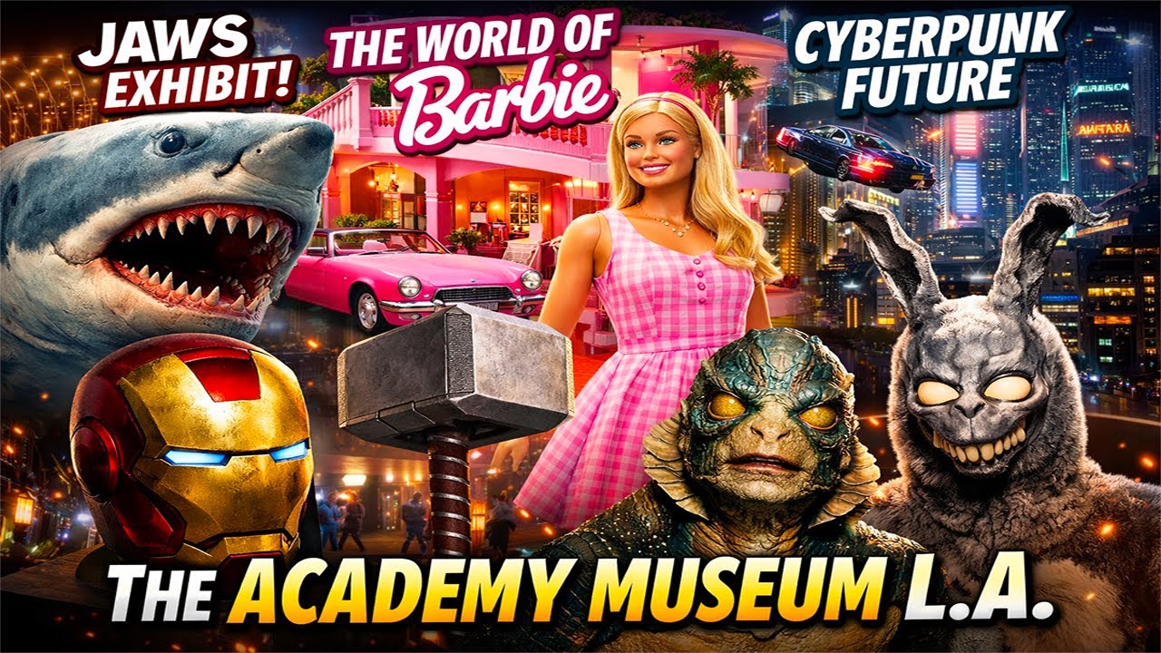 Academy Museum L.A. Tour | Jaws Exhibition, Barbie Behind the Scenes & Iconic Movie Props