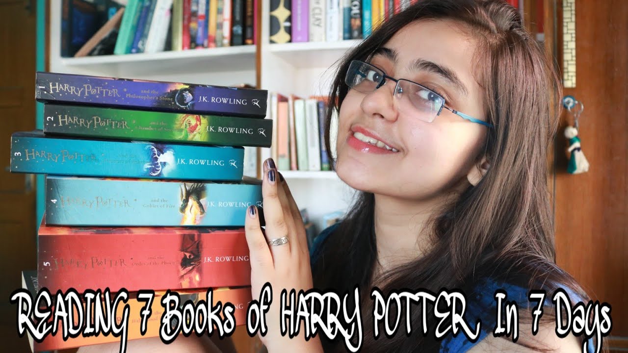 I READ 7 BOOKS OF HARRY POTTER IN 7 DAYS | Vlog