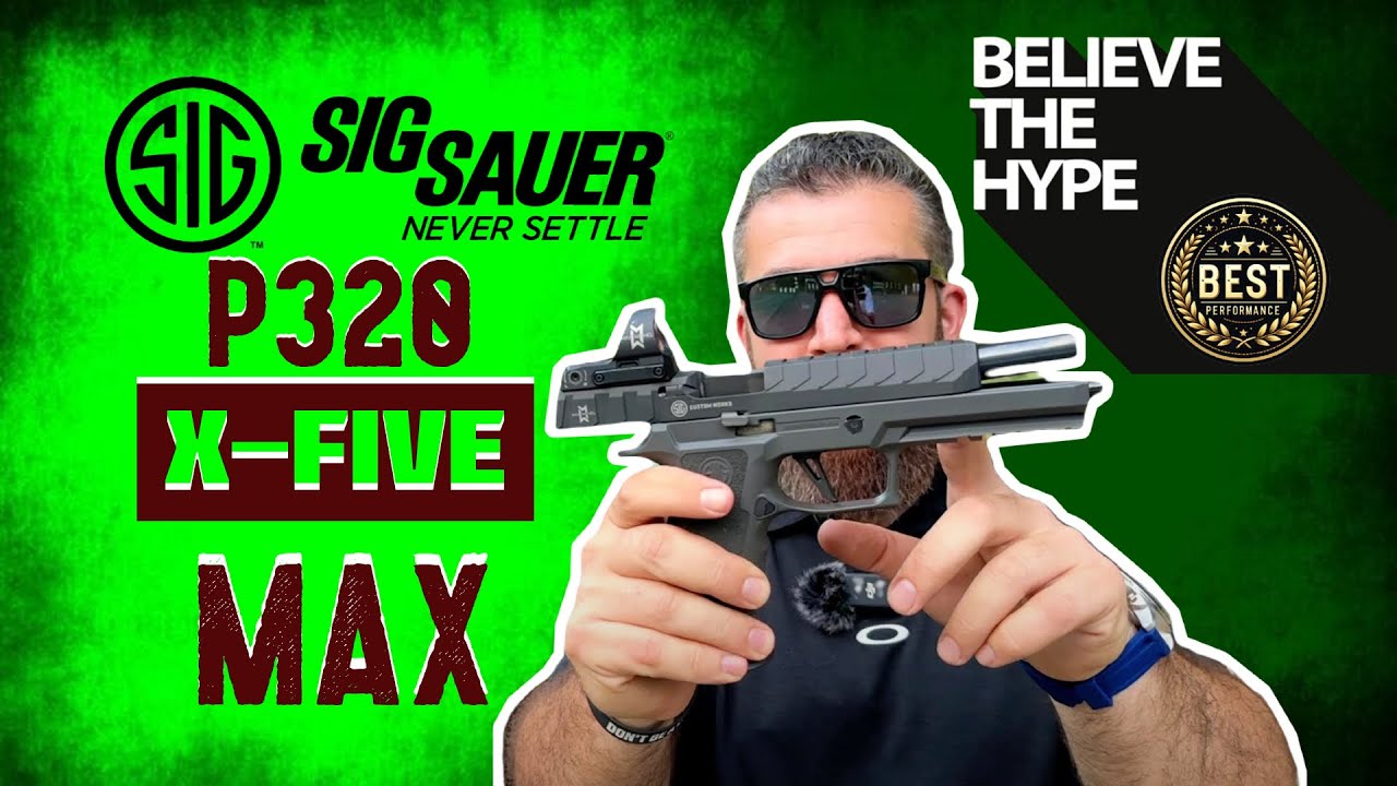 Пистолет Sig Sauer P320 X-Five Max Michel Competition — обзор точности и производительности!
