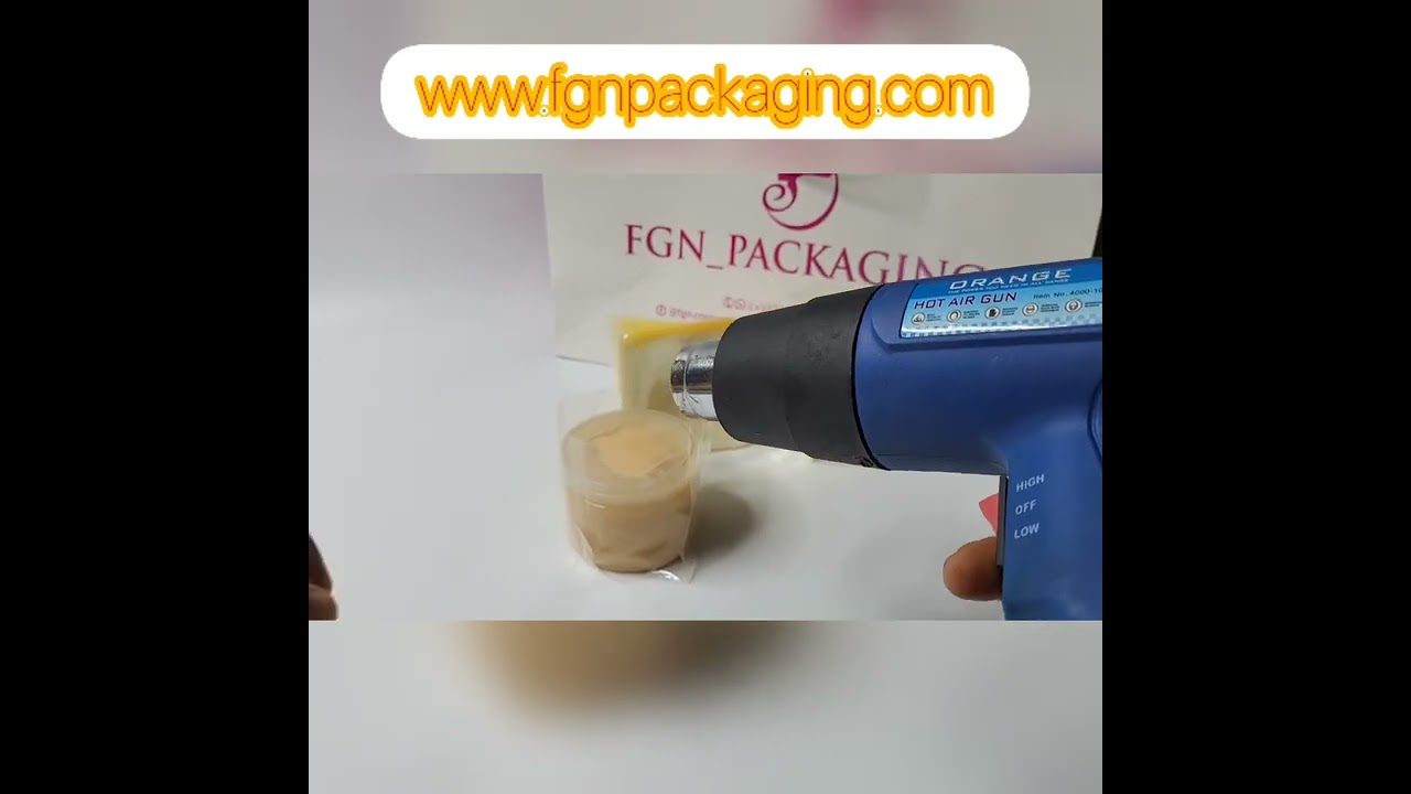 learn how to use our heat gun and packaging nylon to seal your product and prevent unauthorized use!