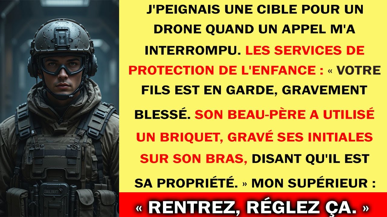 Je peignais une cible dans une zone de guerre, puis j'ai reçu un appel qui a changé ma cible.