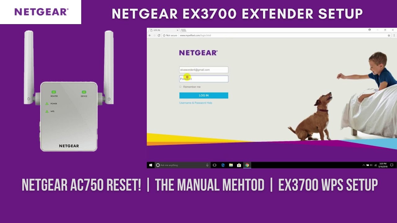 Netgear EX3700 Setup Guide | Mywifiext | AC750 Extender Reset