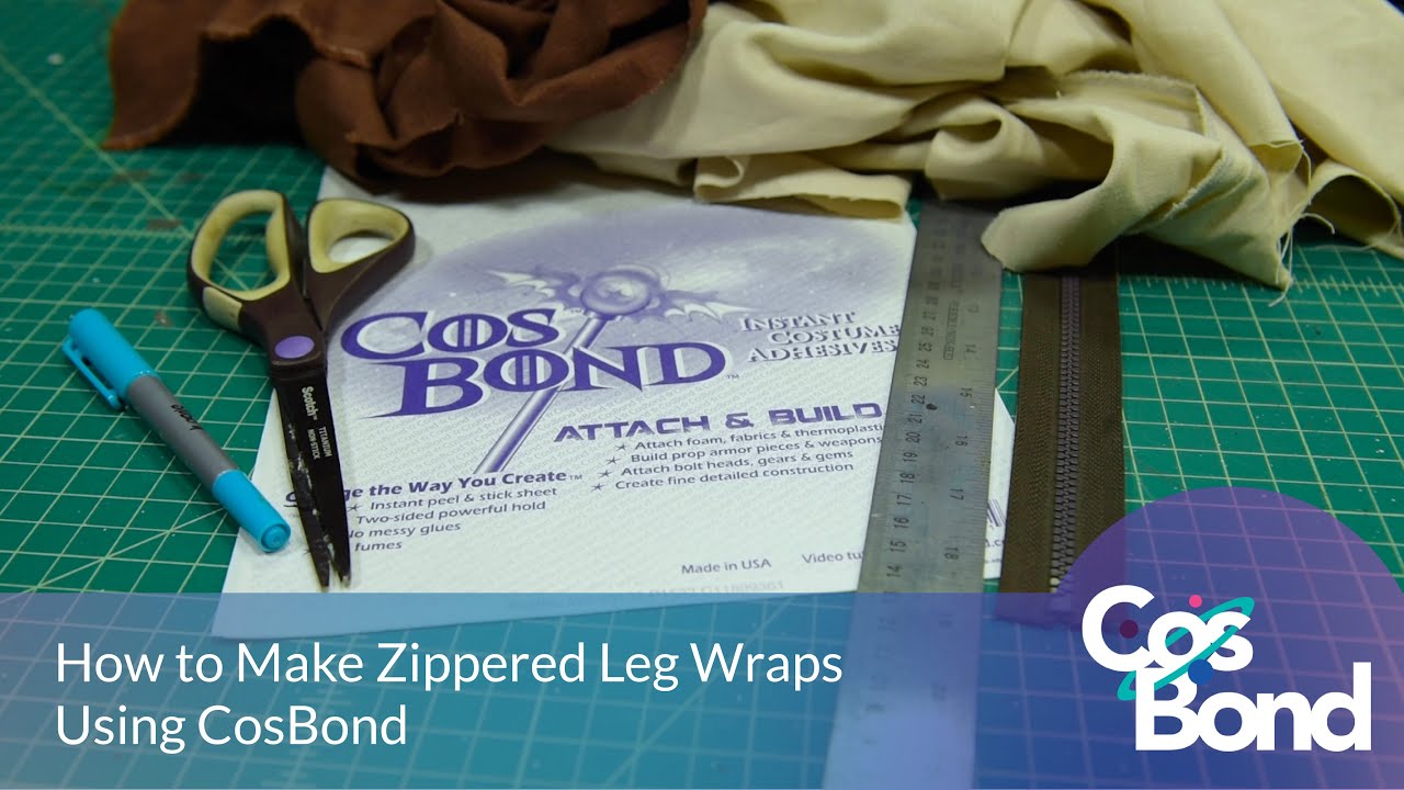 How to Make Zippered Leg Wraps Using CosBond