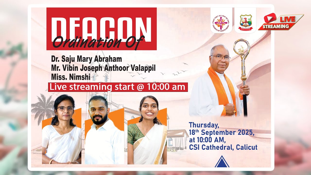 Ordination to the Diaconate of Church of South India / 18 September 2025