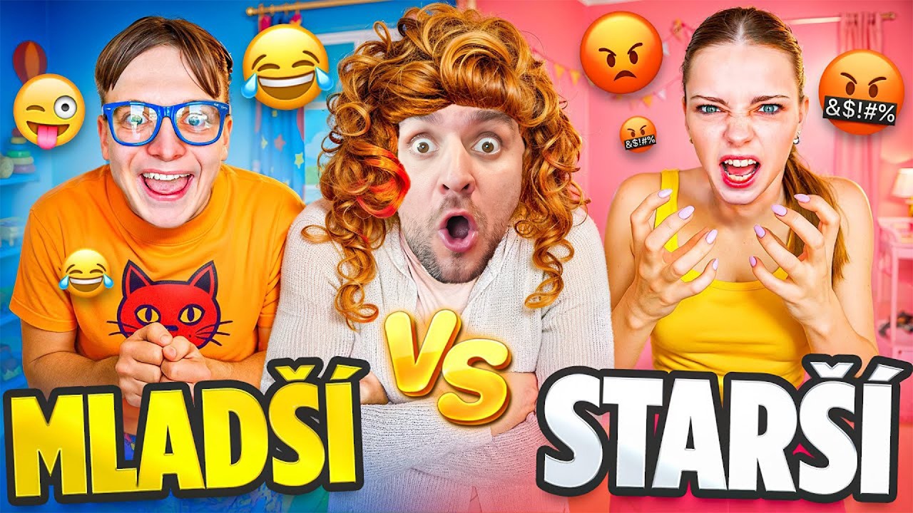 MLADŠÍ VS STARŠÍ SOUROZENCI! | Superdvojka x Tary