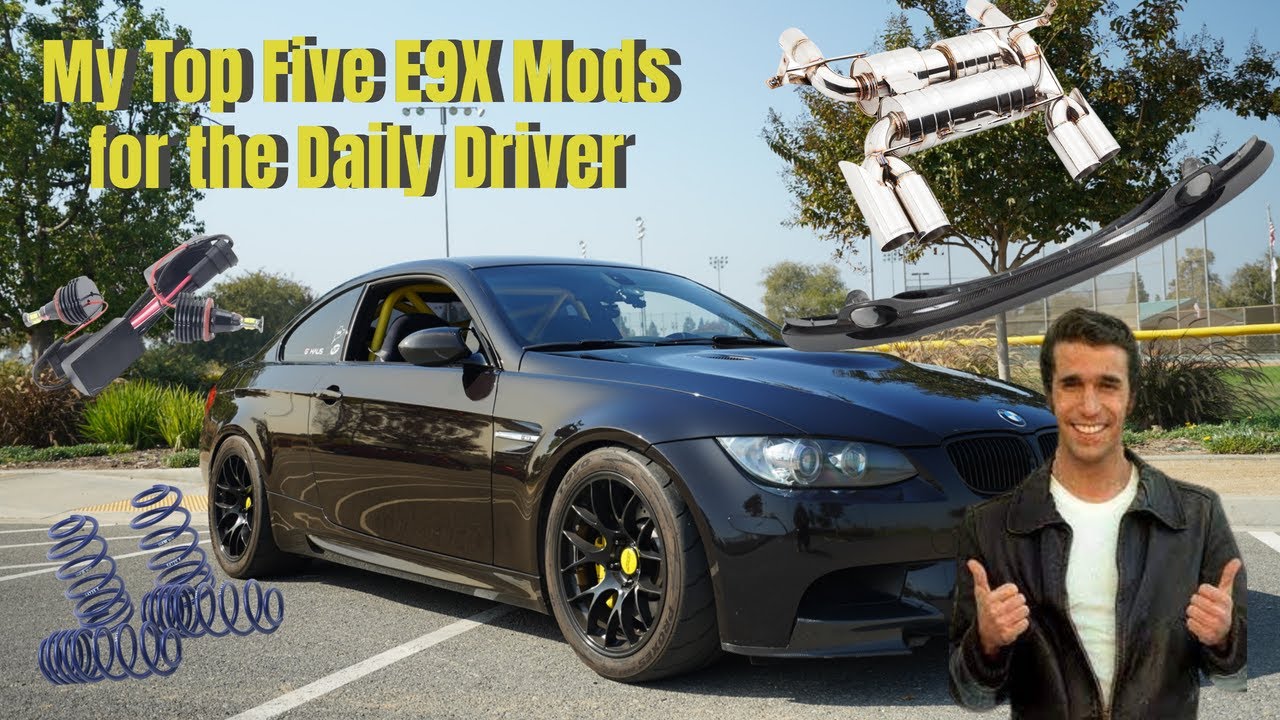 Top 5 Mods for the everyday E9X M3!! OEM Plus look without the hassle.