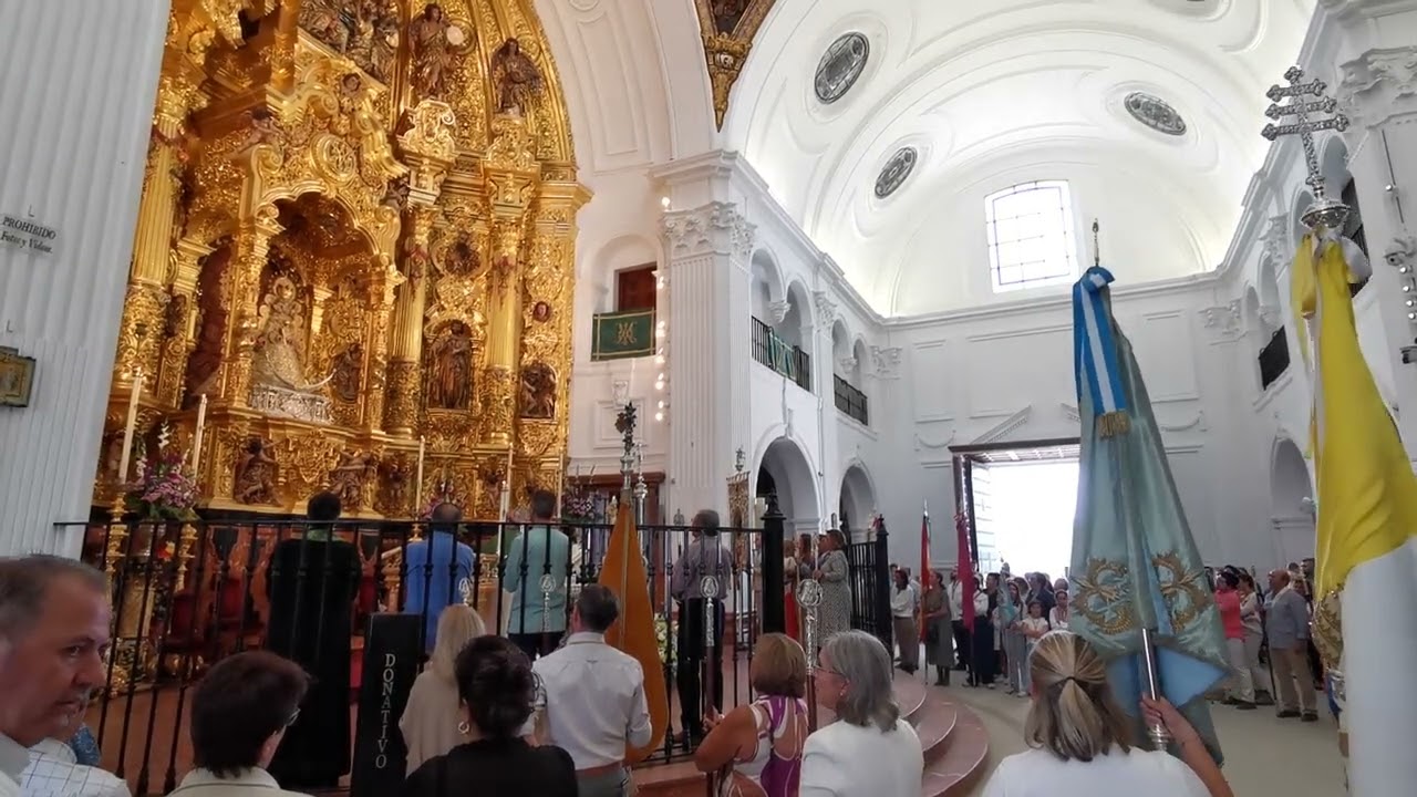 Salve de la Hermandad del Rocío de Córdoba ante la Virgen del Rocío 2024