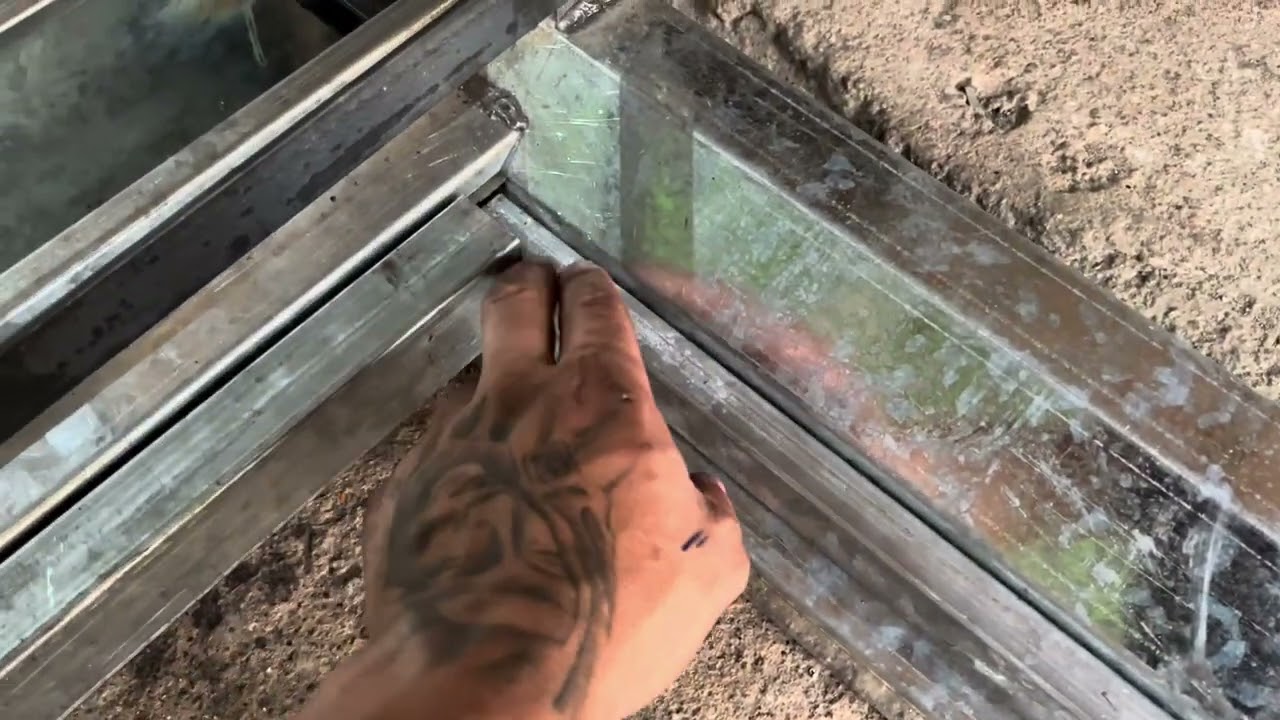 Portão basculante com caixa de 12cm passo a passo pt2