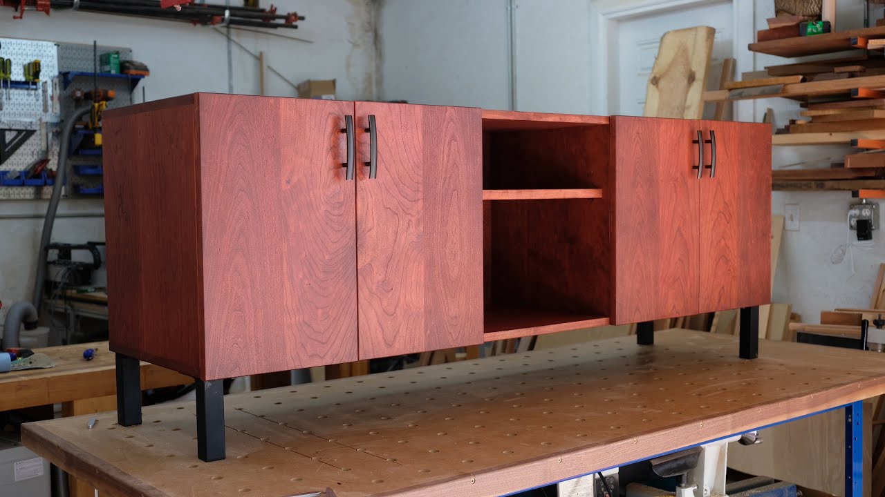 Making a Cherry Record Cabinet
